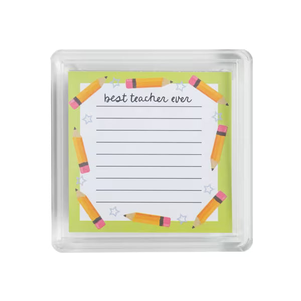 Pencils Teacher Notepad Set