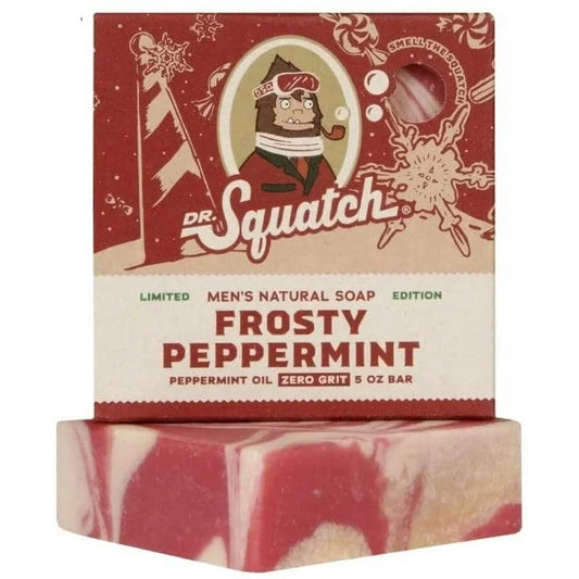 Dr. Squatch Frosty Peppermint Bar Soap