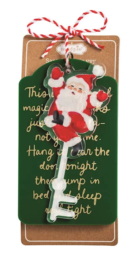 Green Santa Magic Key Tags