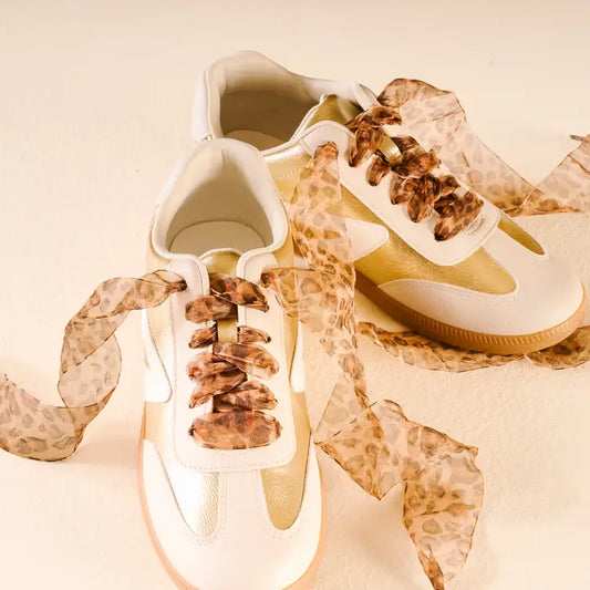 Sheer Cheetah-Step It Up Shoelaces