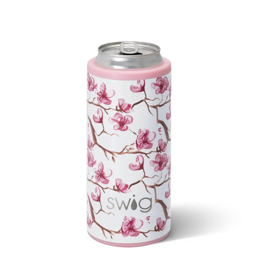 Swig Skinny Can Cooler Cherry Blossom