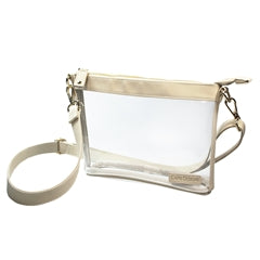 Capri Design Clear, Tan & Gold